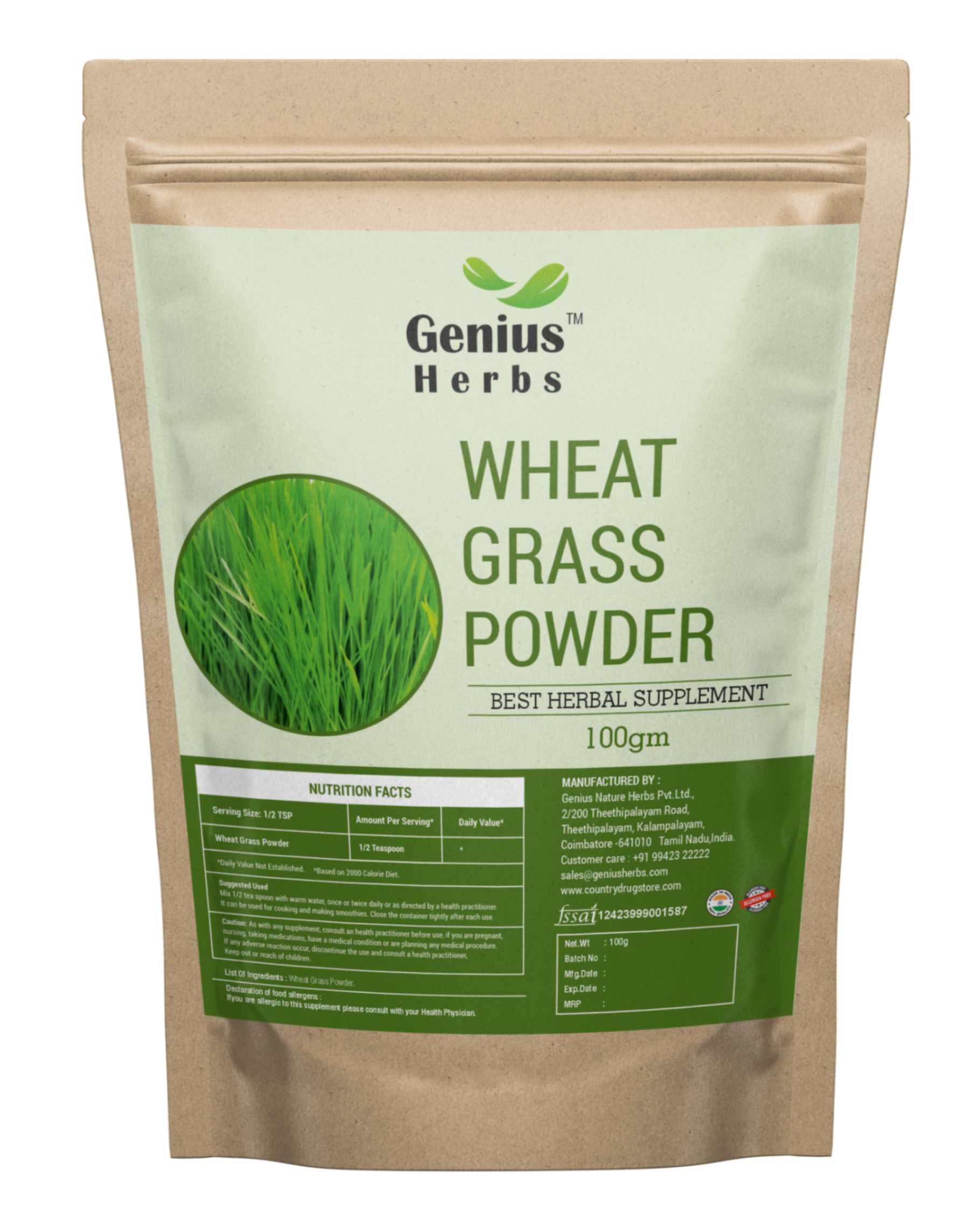 Wheat Grass Powder  Wholesale Manufacturer & Supplier in India